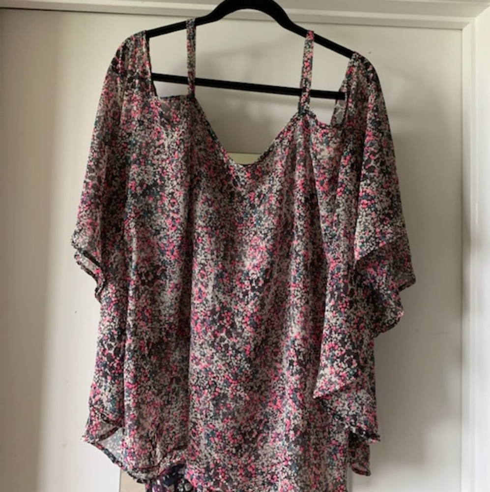 Torrid cold shoulder summer blouse